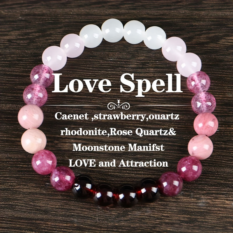 4 Pcs Crystal Beaded Bracelet Set For Wealth, Protection, And Vitality - MysticPavilion