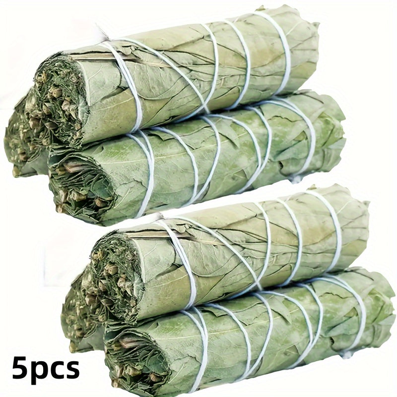 5 Pcs 5" Eucalyptus Aromatherapy Sticks For Harmony, Home Cleansing, Meditation, and Purification - MysticPavilion
