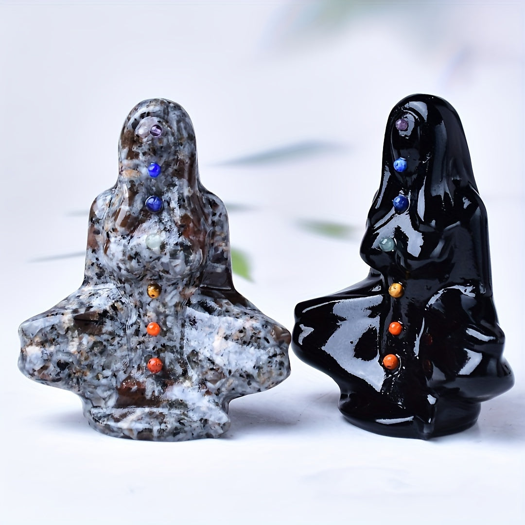 1 Pc 8cm/3.15in Seven Chakras Yoga Decor - MysticPavilion