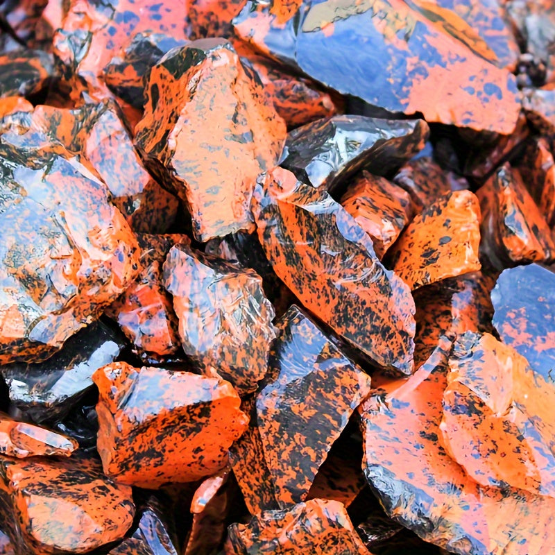 1lb / 460g Raw Red Obsidian for Cleansing, Balancing The Root & Sacral Chakras - MysticPavilion
