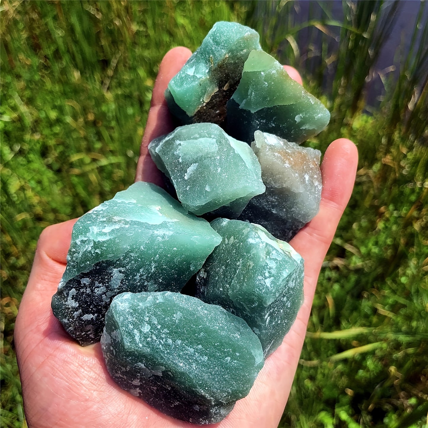 200g Raw Green Aventurine for Abundance, Growth and Prosperity