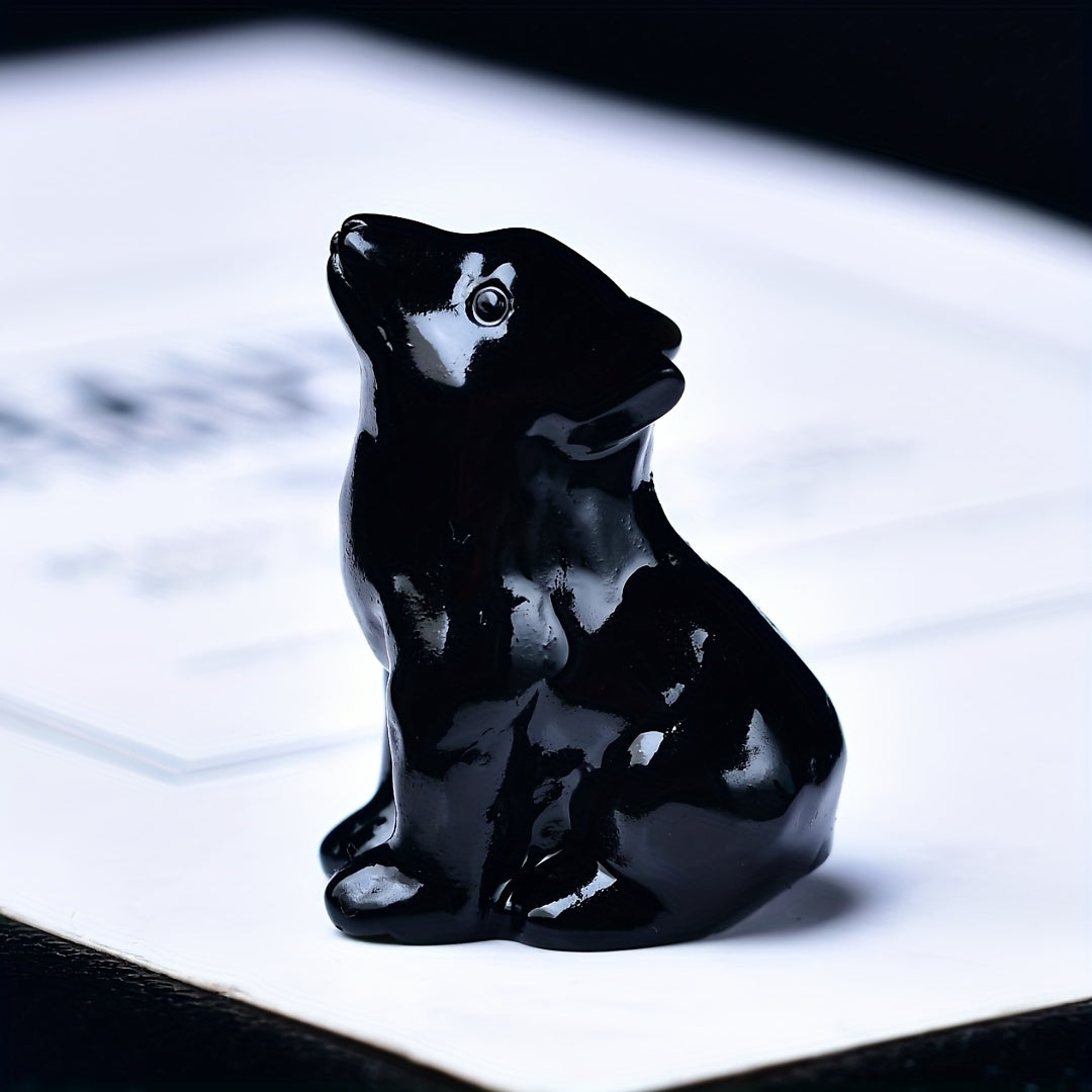 1 Pc 3.5cm/1.38in Crystal Carved Wolf - MysticPavilion