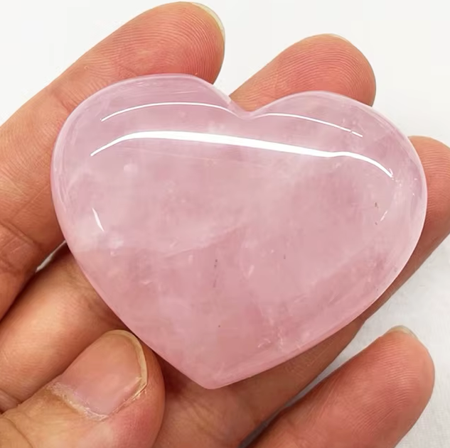 3PCS Heart Shaped Gem Rose Crystal For Love - MysticPavilion