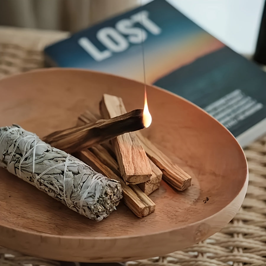 8 Pcs 4" Palo Santo Incense Sticks For Stress Relief, Purification, Meditation And Ritual - MysticPavilion