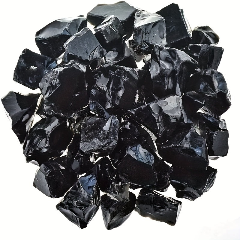 Natural Raw Black Obsidian for Clarity, Stability and Grounding