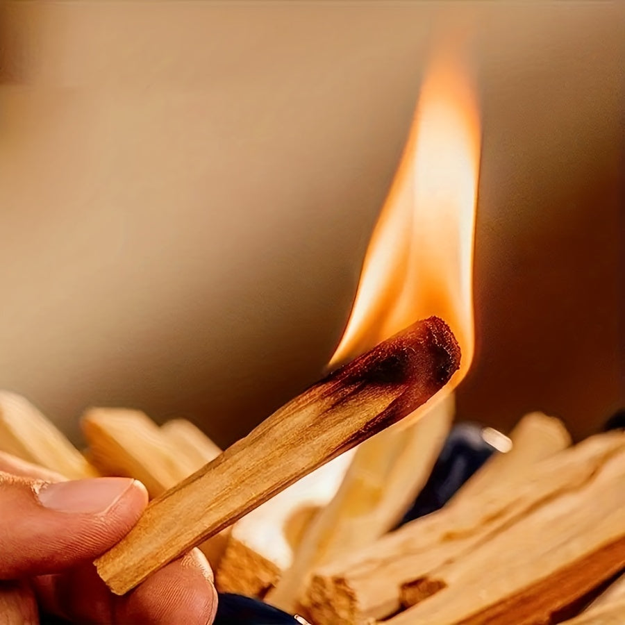 8 Pcs 4" Palo Santo Incense Sticks For Stress Relief, Purification, Meditation And Ritual - MysticPavilion