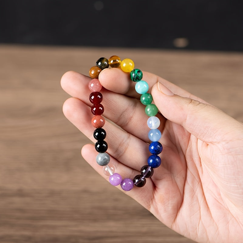 4 Pcs Crystal Beaded Bracelet Set For Wealth, Protection, And Vitality - MysticPavilion