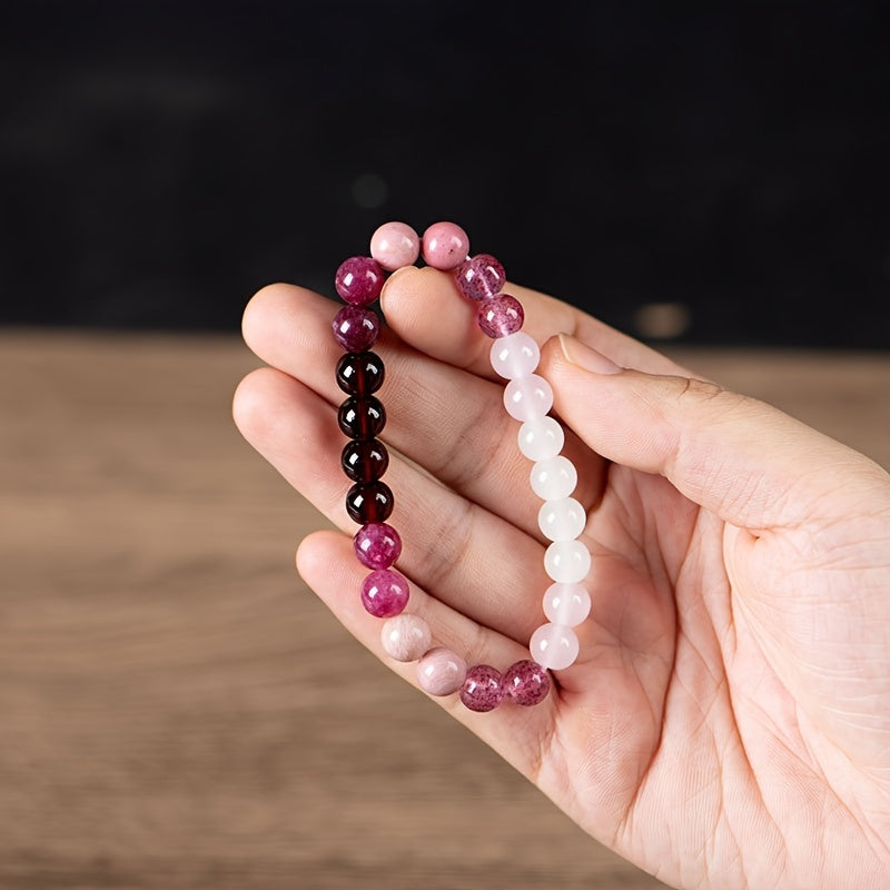 4 Pcs Crystal Beaded Bracelet Set For Wealth, Protection, And Vitality - MysticPavilion