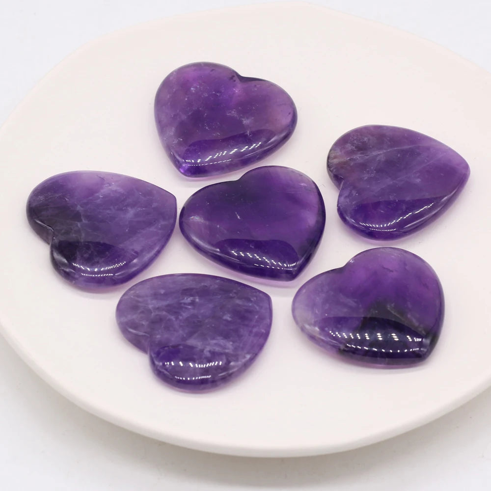 Crystal Tumbled Heart For Love - MysticPavilion