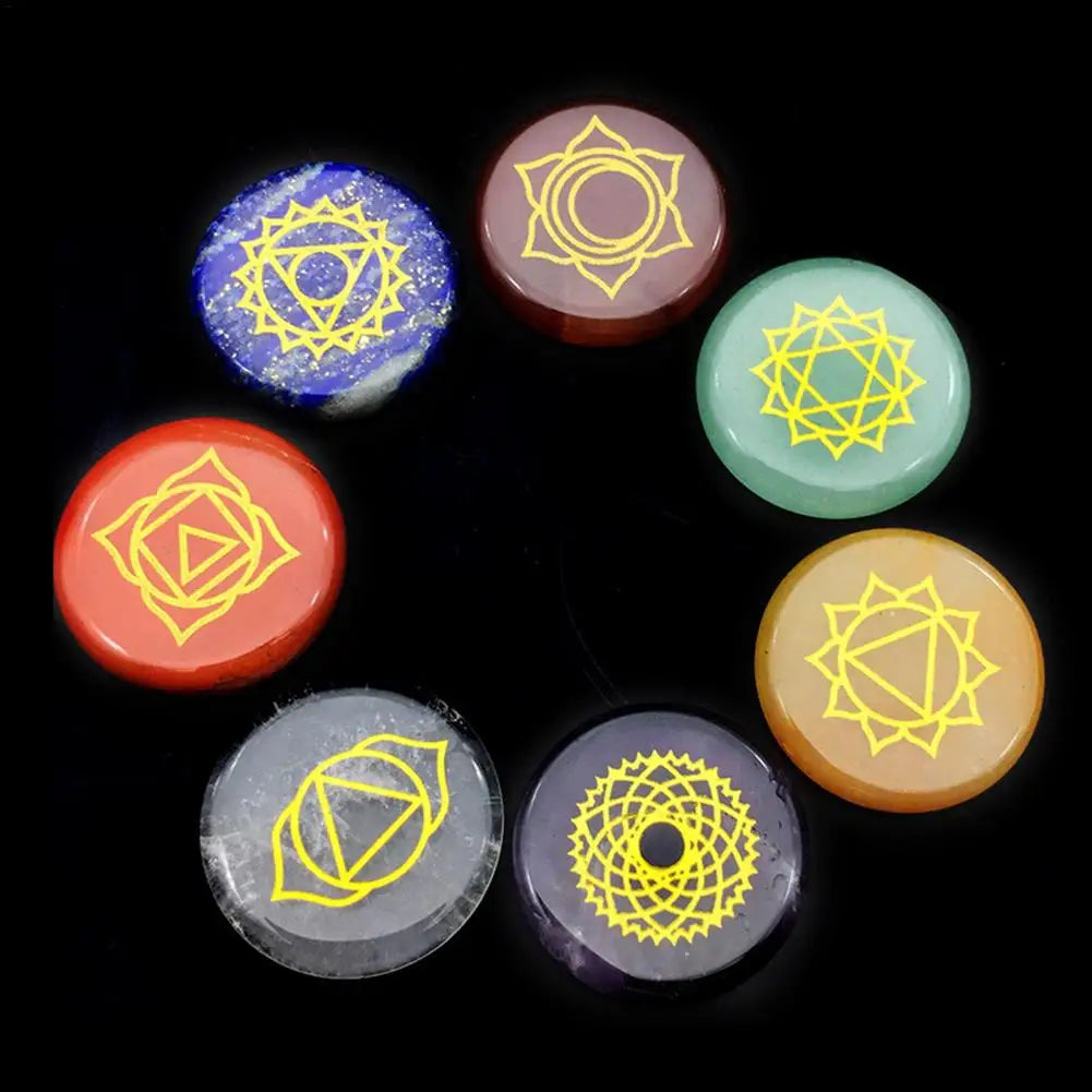 Chakra Healing Stones 7pcs Set For Healing - MysticPavilion