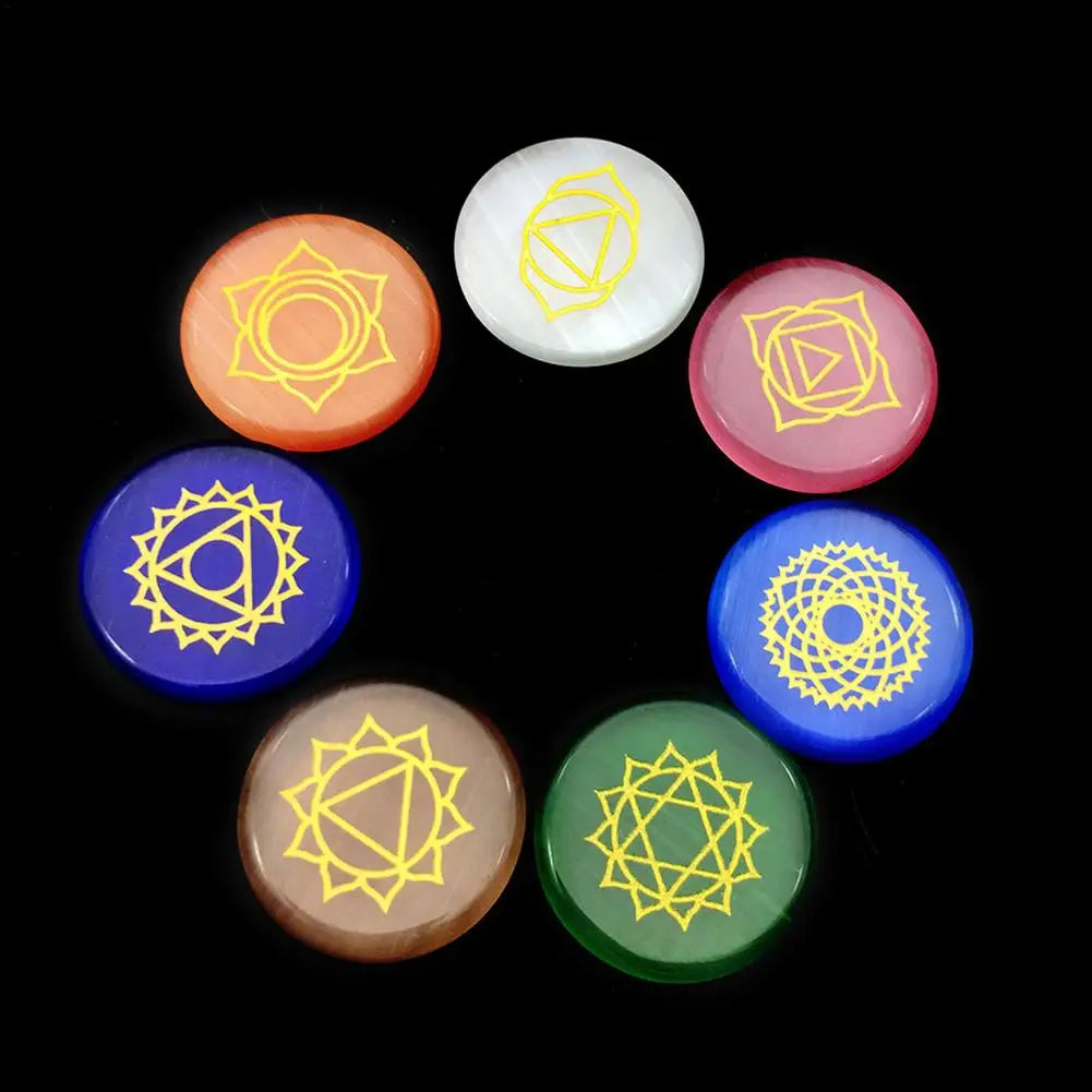 Chakra Healing Stones 7pcs Set For Healing - MysticPavilion
