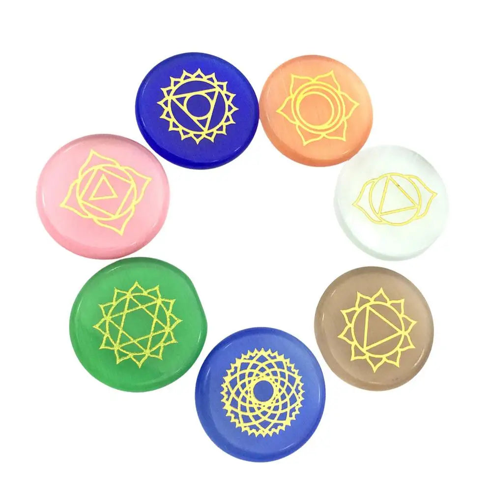 Chakra Healing Stones 7pcs Set For Healing - MysticPavilion