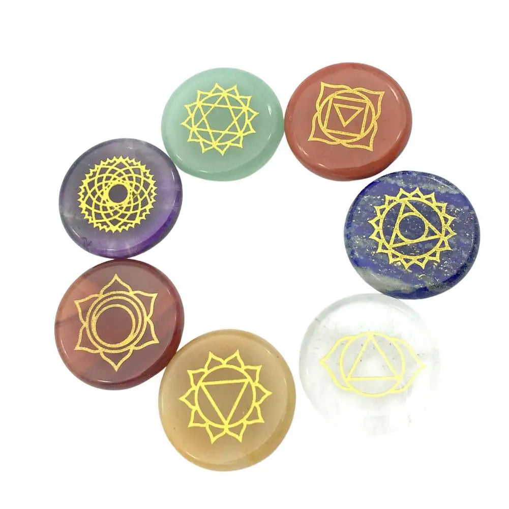 Chakra Healing Stones 7pcs Set For Healing - MysticPavilion