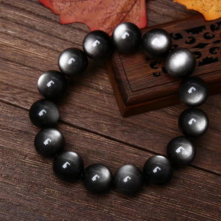 Obsidian Bracelet For Health, Protection & Knowledge - MysticPavilion