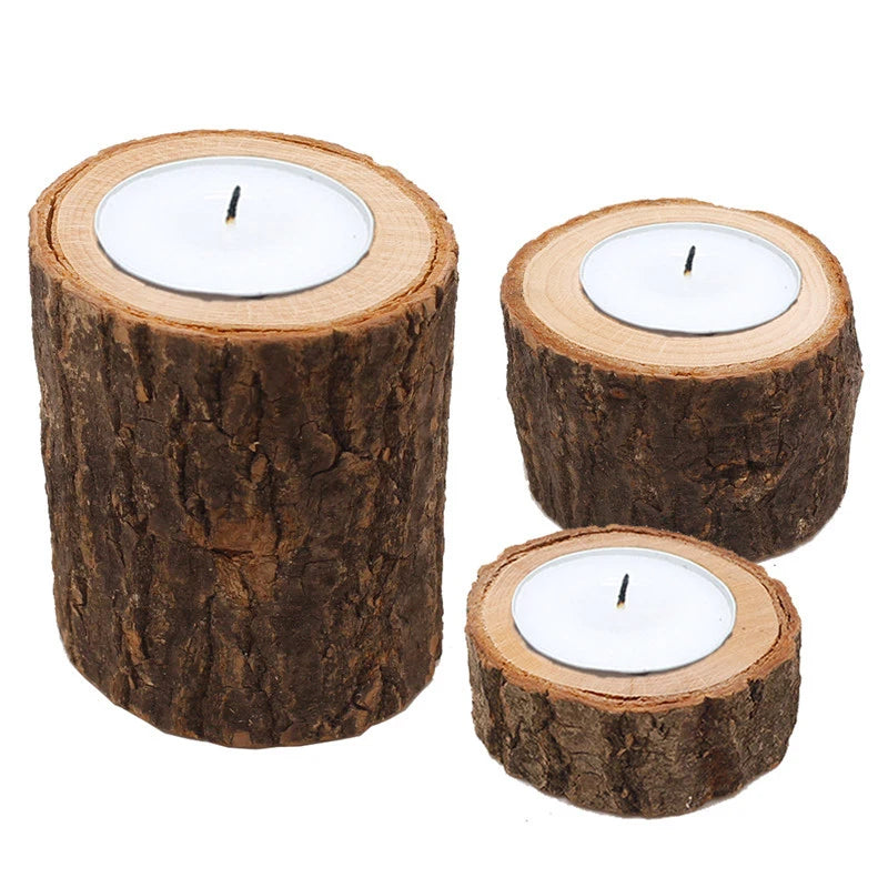 Wooden Candle Holders - MysticPavilion