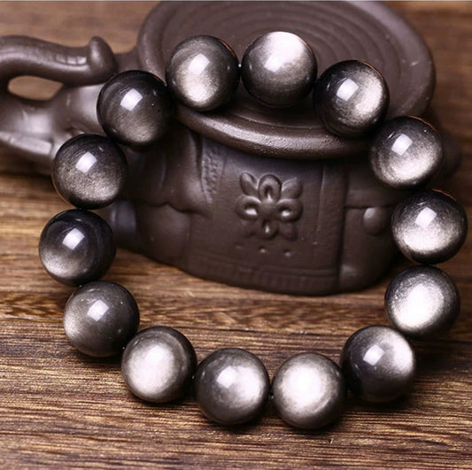 Obsidian Bracelet For Health, Protection & Knowledge - MysticPavilion