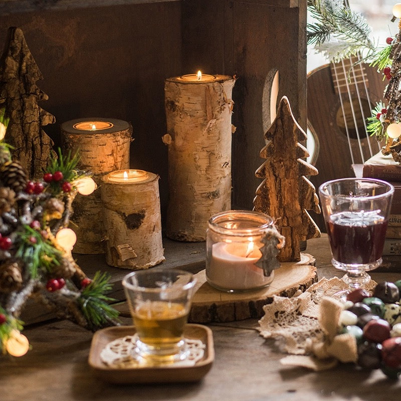 Wooden Candle Holders - MysticPavilion