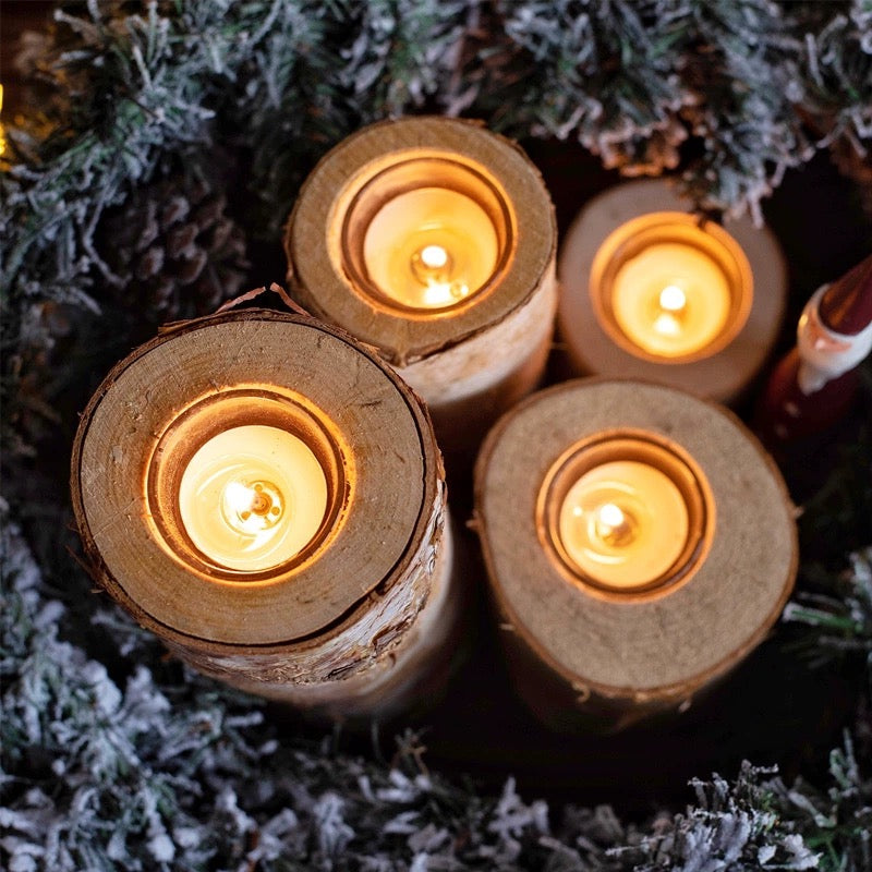 Wooden Candle Holders - MysticPavilion