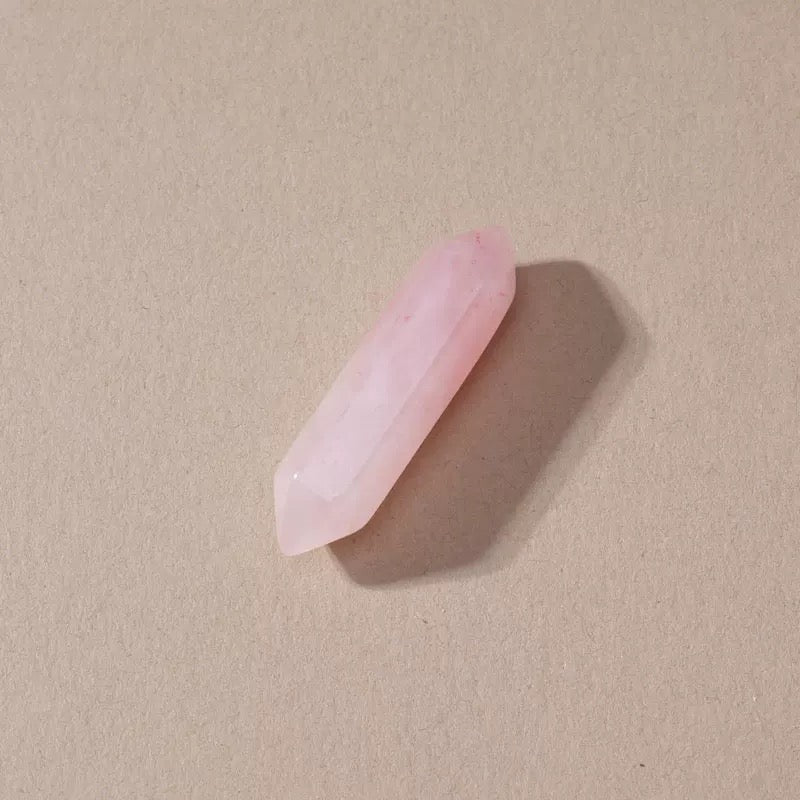 Pink Rose Quartz Wand For Love - MysticPavilion