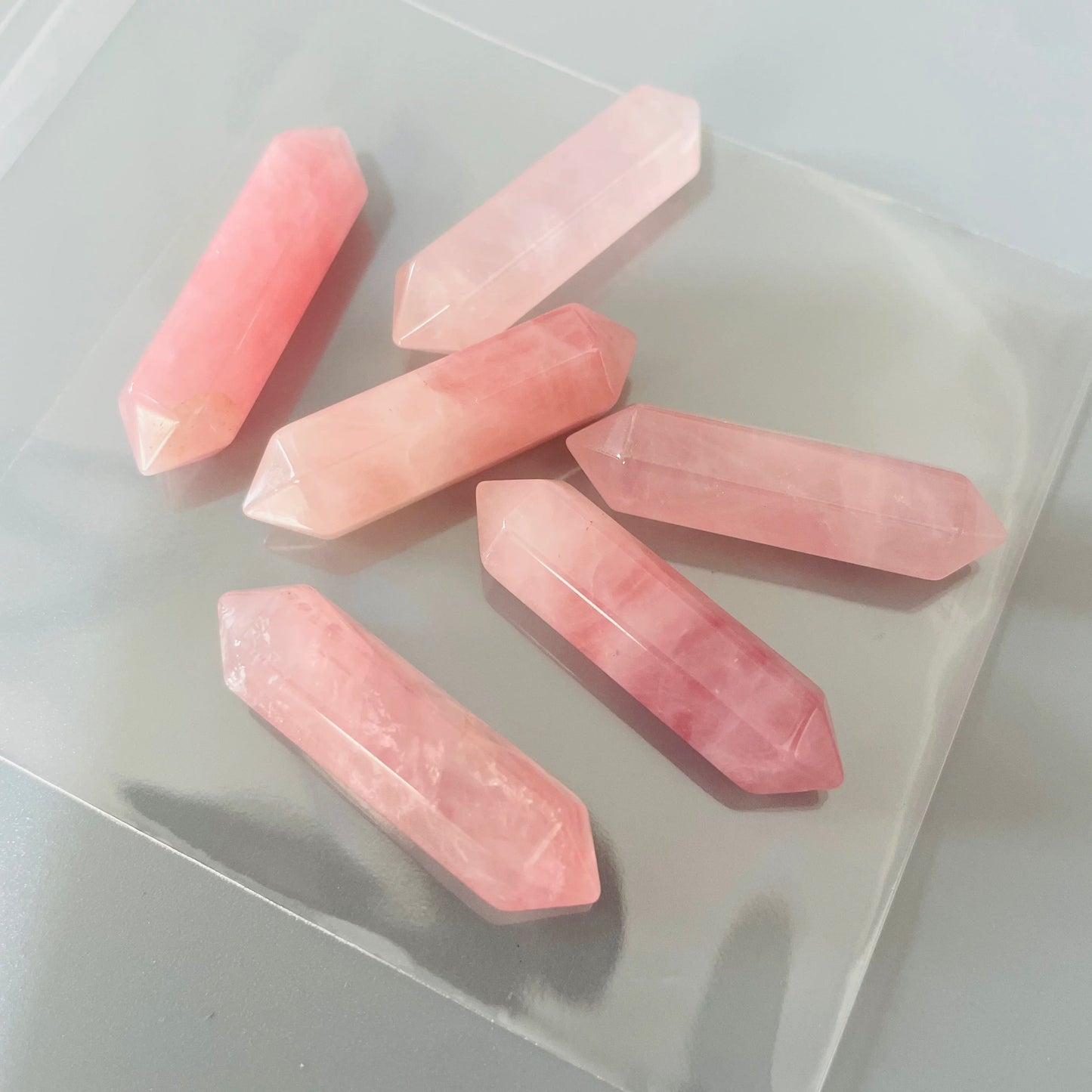 Pink Rose Quartz Wand For Love - MysticPavilion