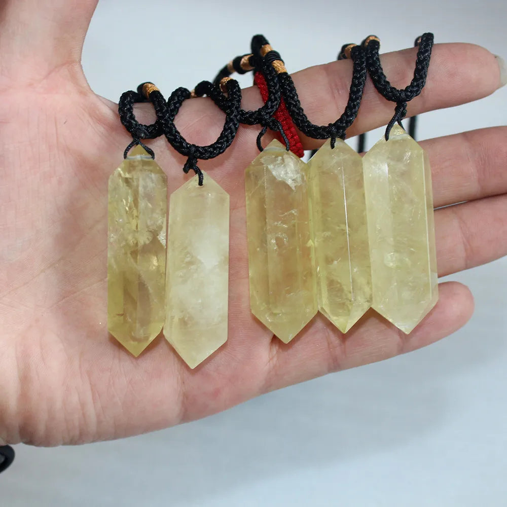 Crystal Pendant Necklace For Attracting Love & Prosperity - MysticPavilion