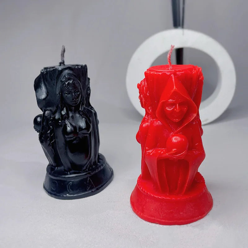 Creative Magic Three Goddess Candle buddhist candle for ritual - MysticPavilion