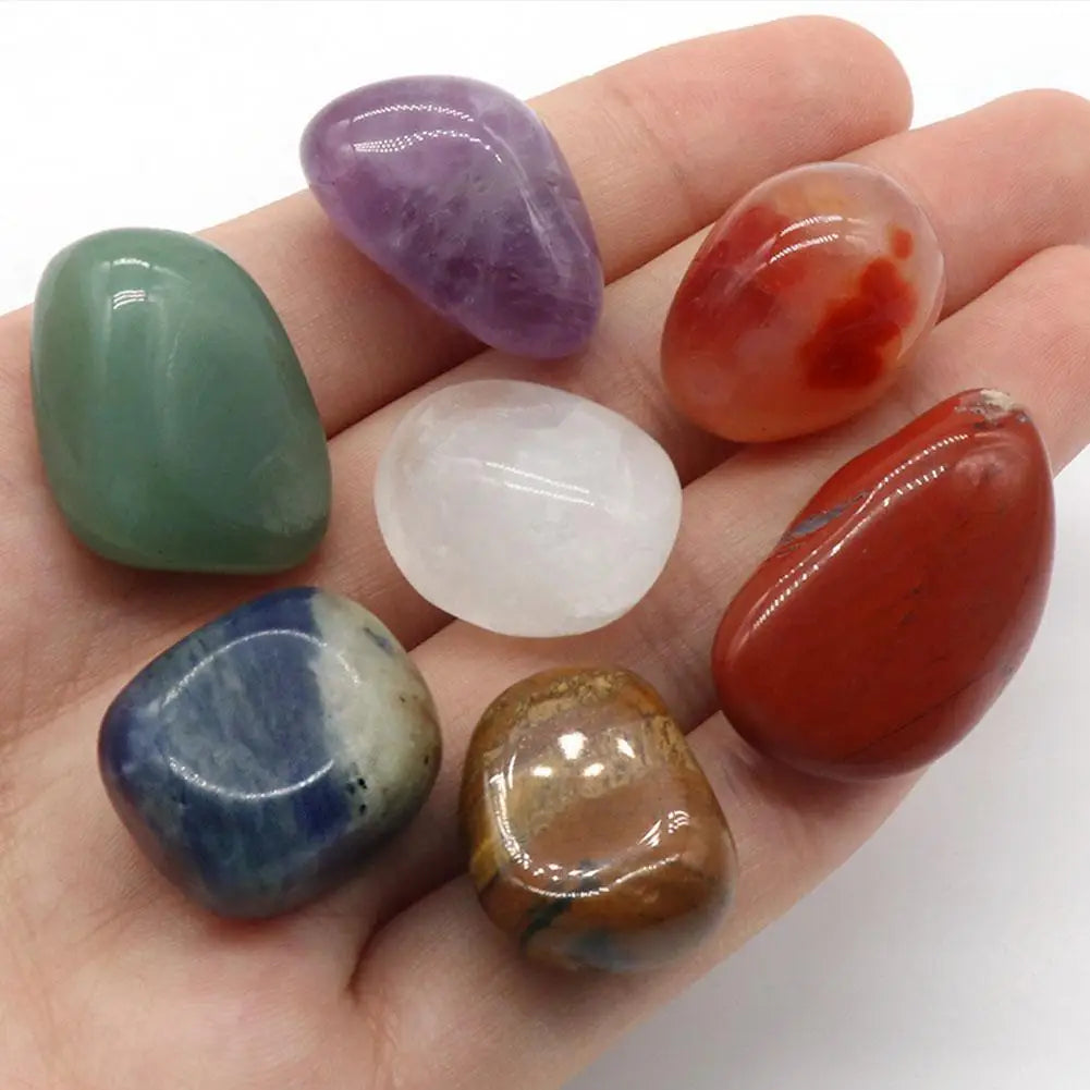 Natural Crystal Chakras Kit For Fostering Connection & Cleansing - MysticPavilion