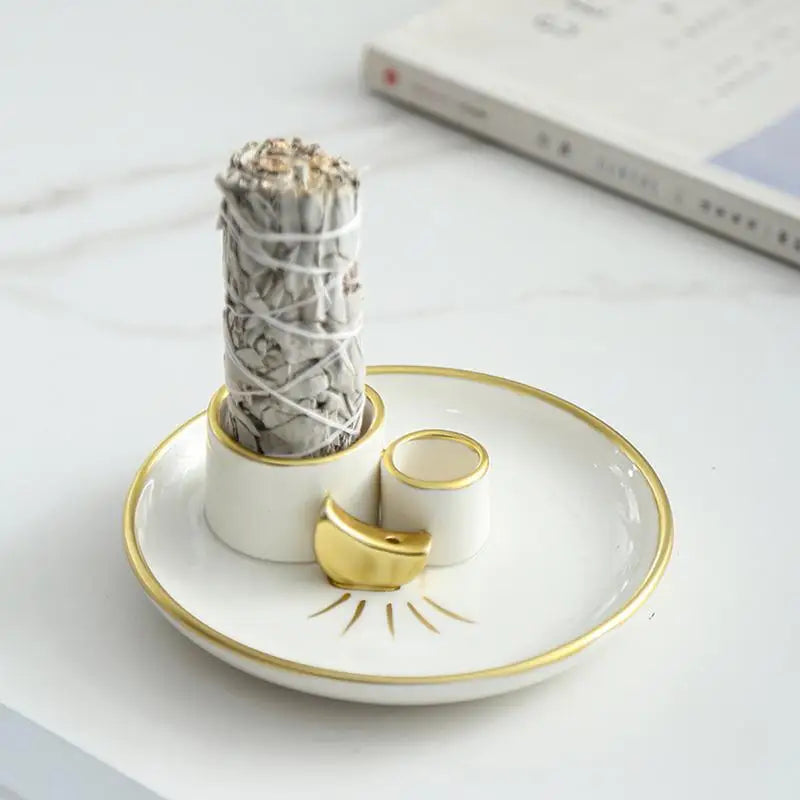 Ceramic Incense Burner Holder - MysticPavilion