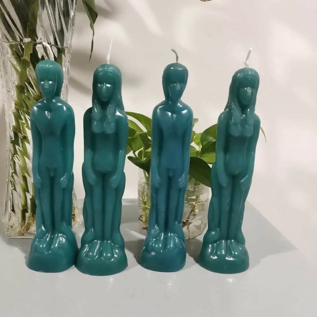 Woman & Man Figure Candle For Spell - MysticPavilion
