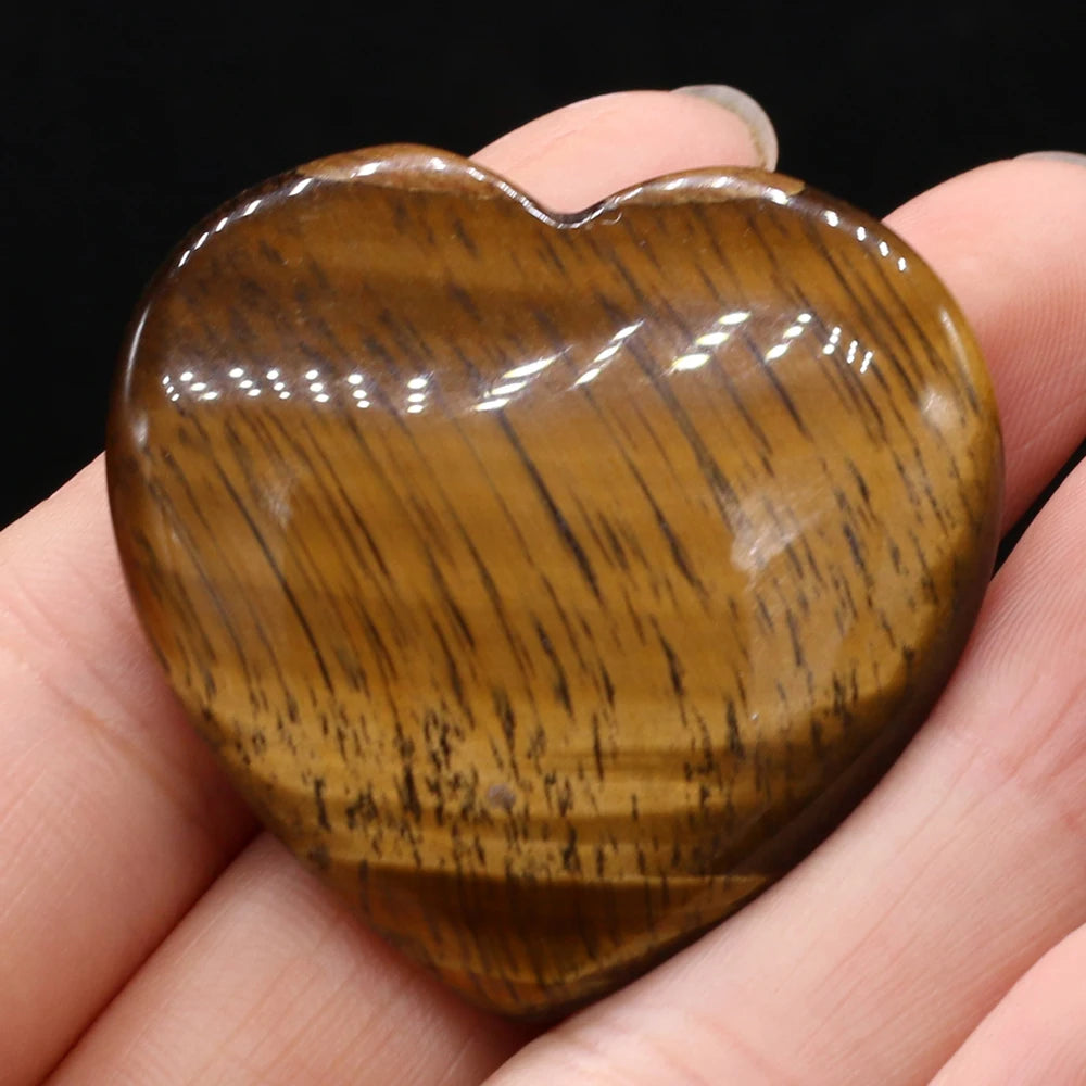 Crystal Tumbled Heart For Love - MysticPavilion