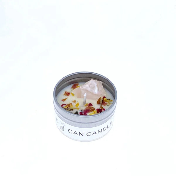 Dried Flower Aromatherapy Candles with Crystal Stone For Building Intimacy& Removing Interference - MysticPavilion
