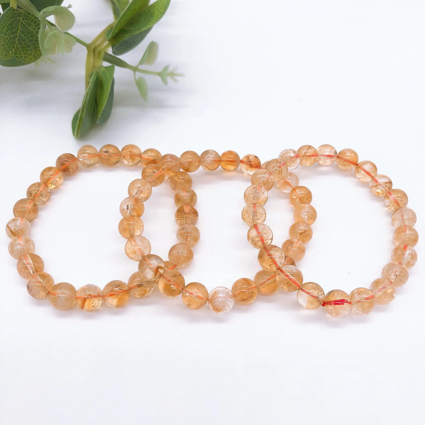 Natural Citrine Beaded Bracelet For Prosperity, Joy, And Creativity - MysticPavilion