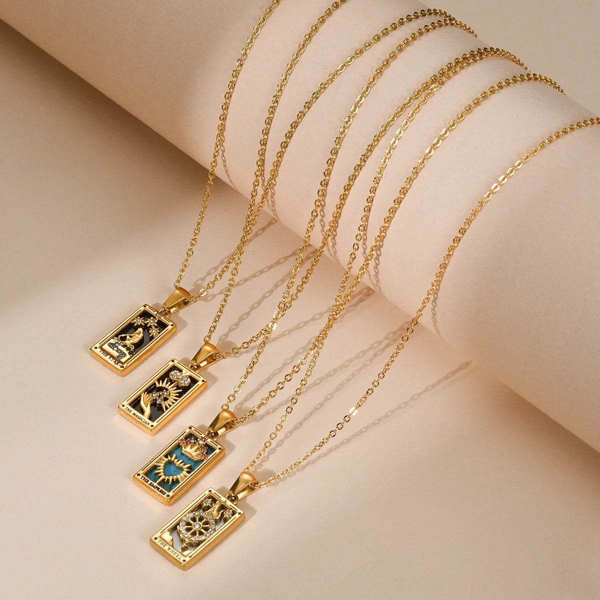 Tarot Card Necklace for Protection