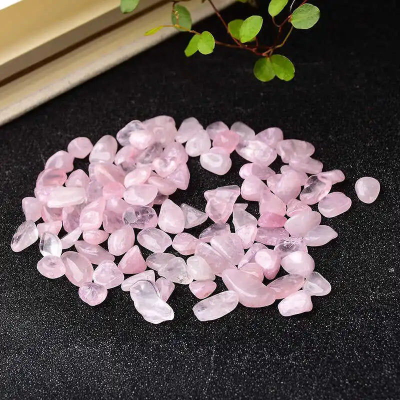 Rose Quartz Tumbled Chips For Love - MysticPavilion