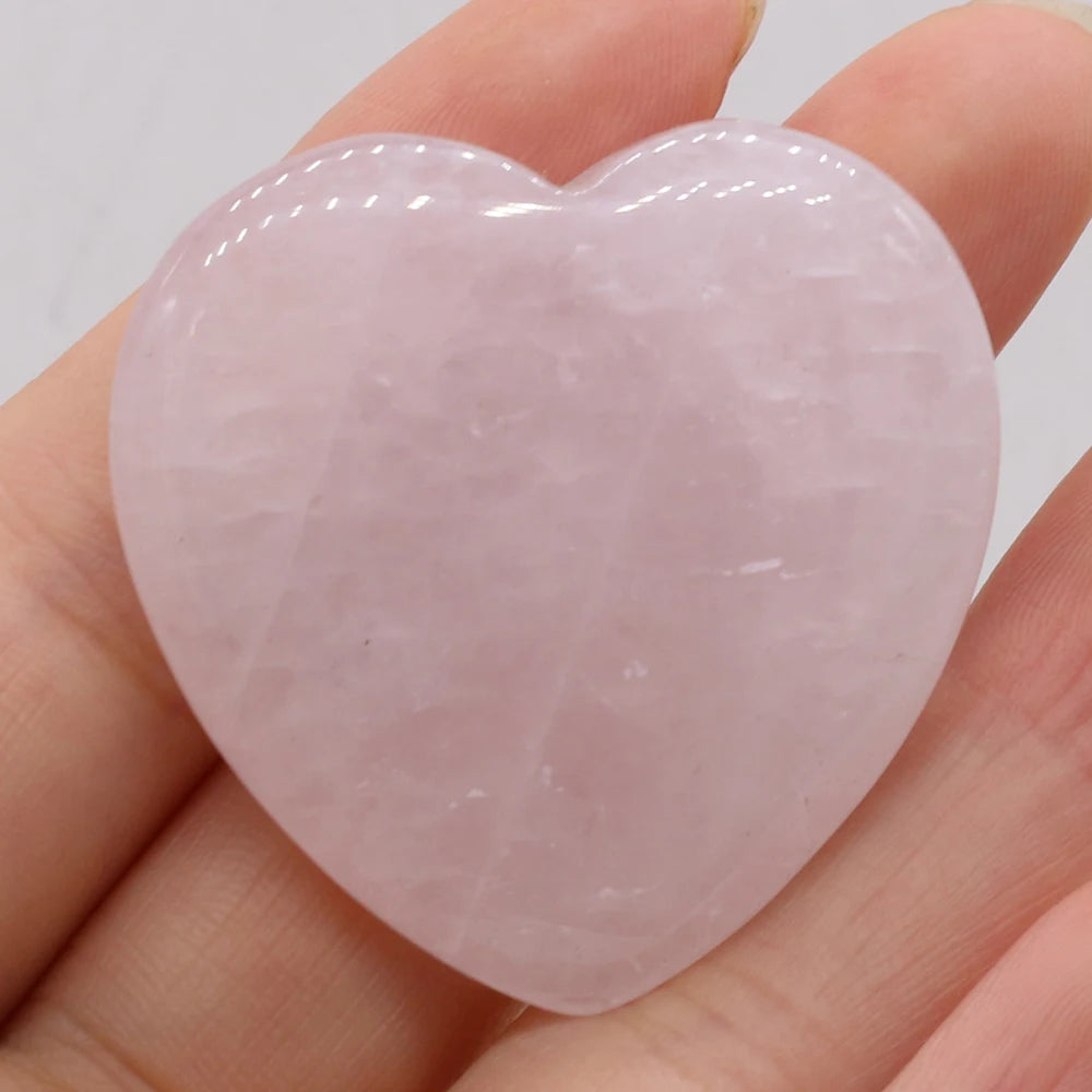 Crystal Tumbled Heart For Love - MysticPavilion