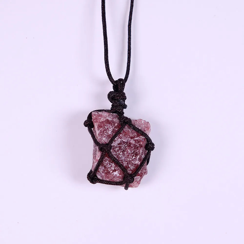 Crystal Pendant Necklace For Attracting Love & Prosperity - MysticPavilion