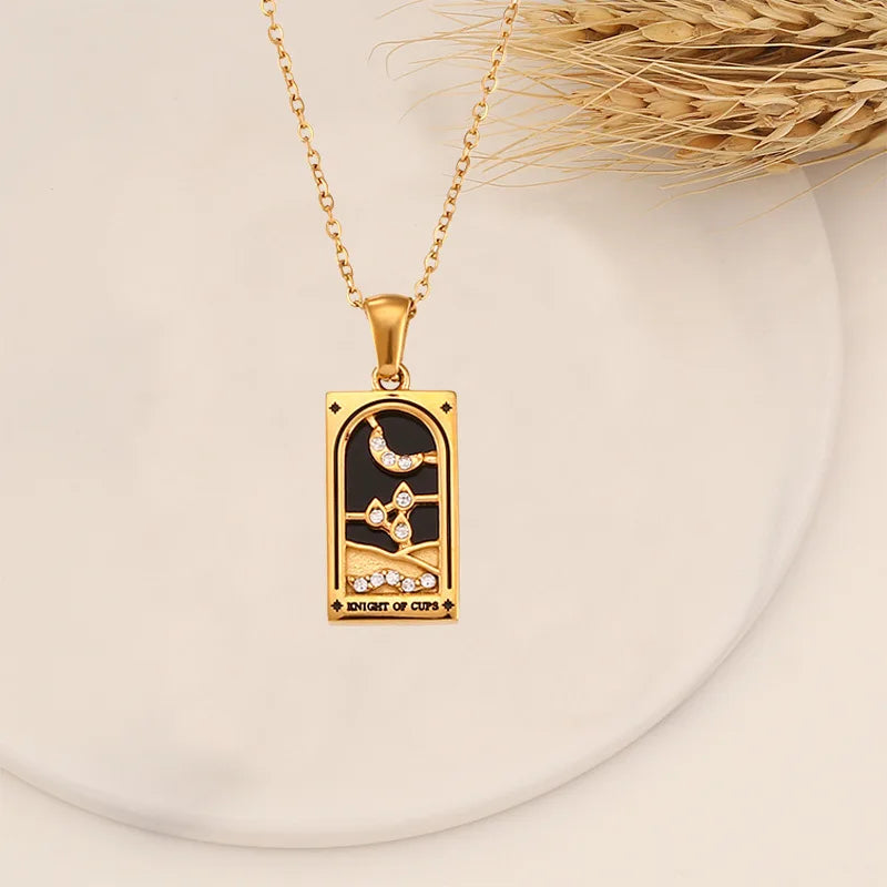 Tarot Card Necklace for Protection