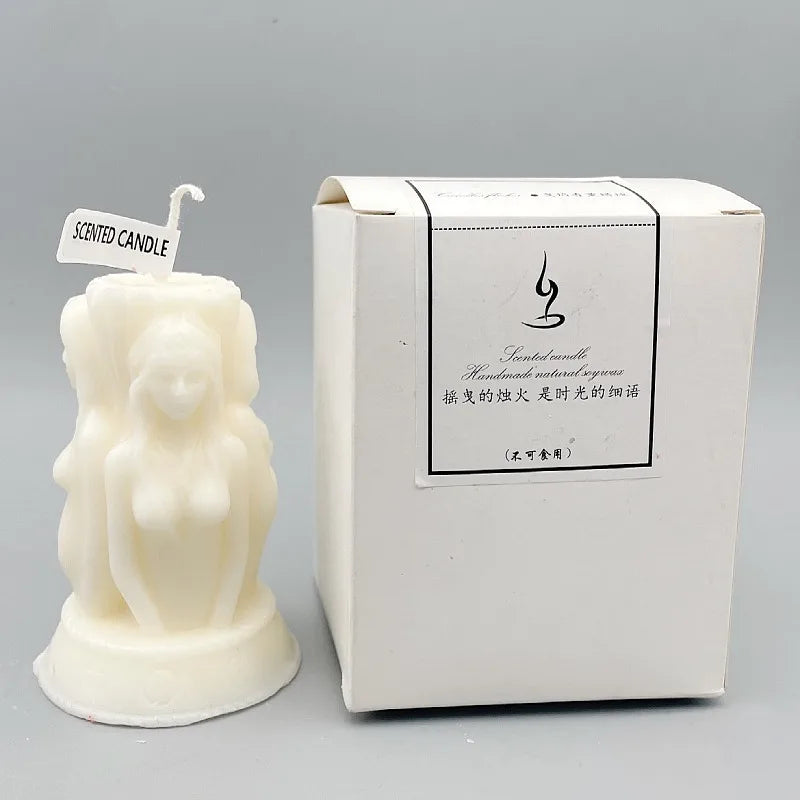 Creative Magic Three Goddess Candle buddhist candle for ritual - MysticPavilion