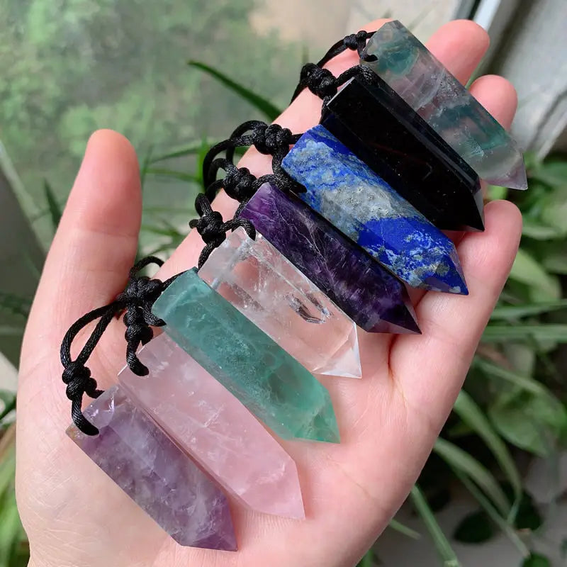 Crystal Pendant Necklace For Attracting Love & Prosperity - MysticPavilion
