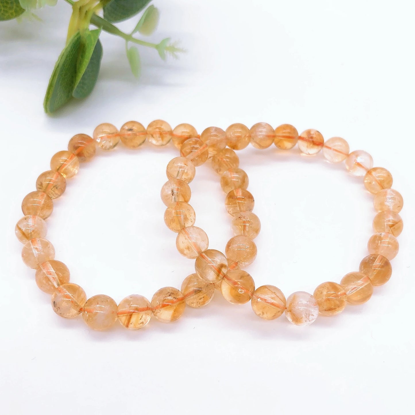 Natural Citrine Beaded Bracelet For Prosperity, Joy, And Creativity - MysticPavilion