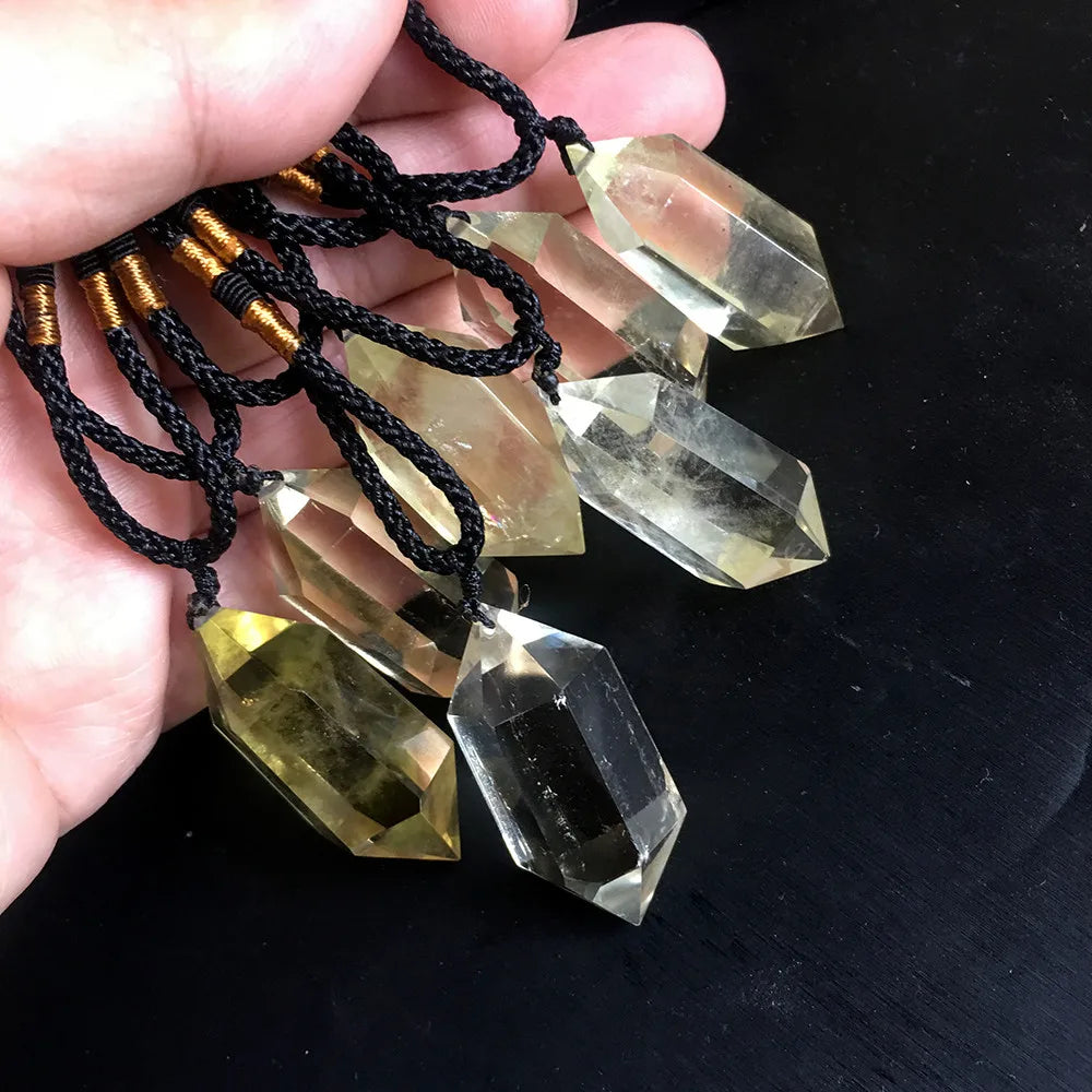 Crystal Pendant Necklace For Attracting Love & Prosperity - MysticPavilion