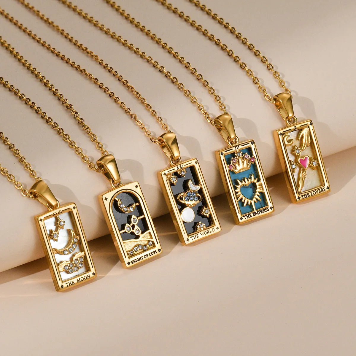 Tarot Card Necklace for Protection