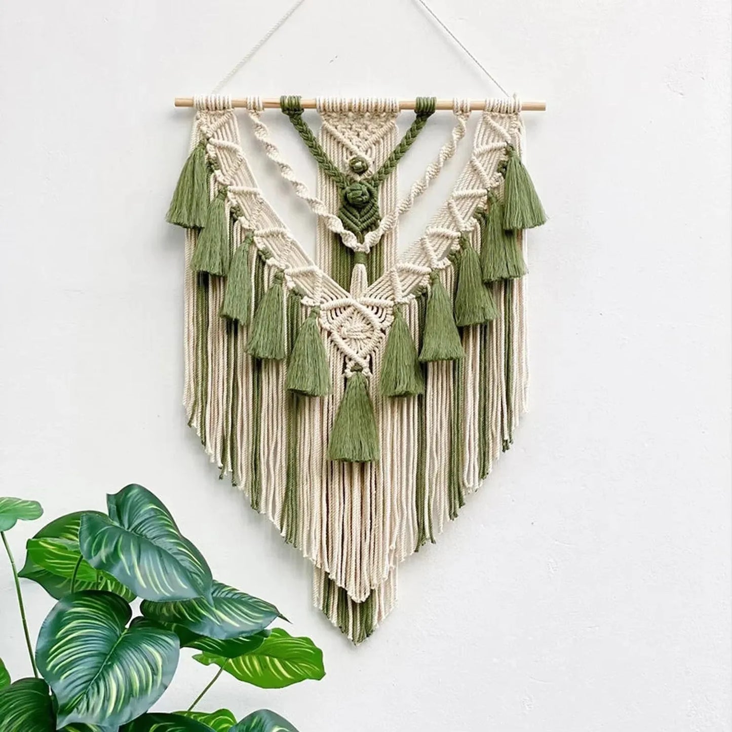 Handwoven Macrame Wall Art - Bring Harmonious Energy & Style to Your Sacred Space