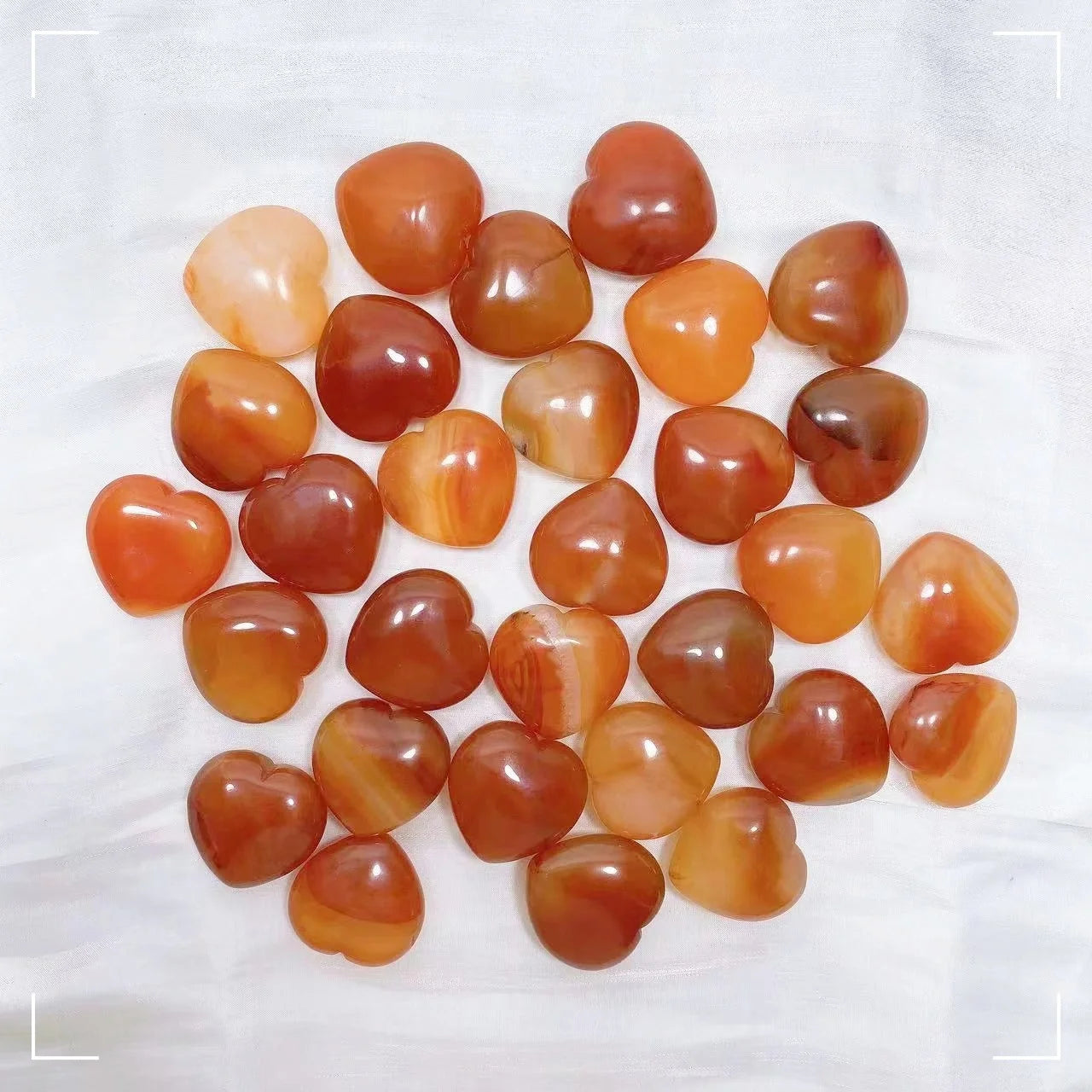 Carnelian Heart Crystal Stone For Love & Confidence - MysticPavilion