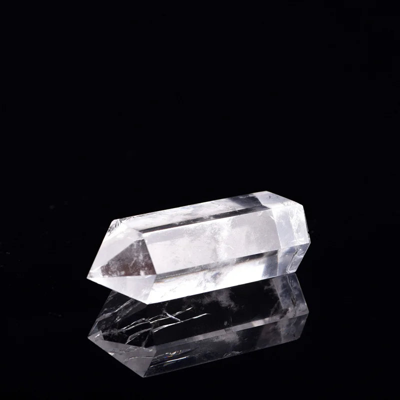 Clear Crystal Hexagonal Wand For Manifestation - MysticPavilion