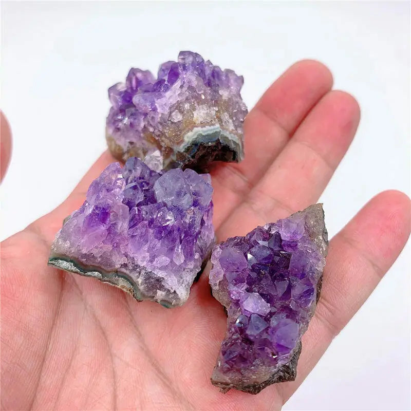 Raw Amethyst Crystal Cluster For Healing - MysticPavilion