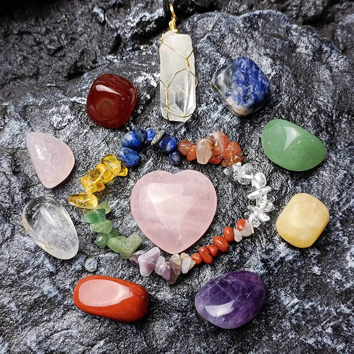 11 Healing Crystals Set For Healing & Pursuing New Love - MysticPavilion