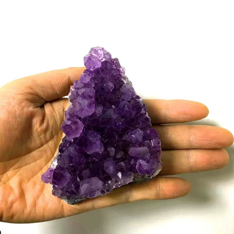 Raw Amethyst Crystal Cluster For Healing - MysticPavilion
