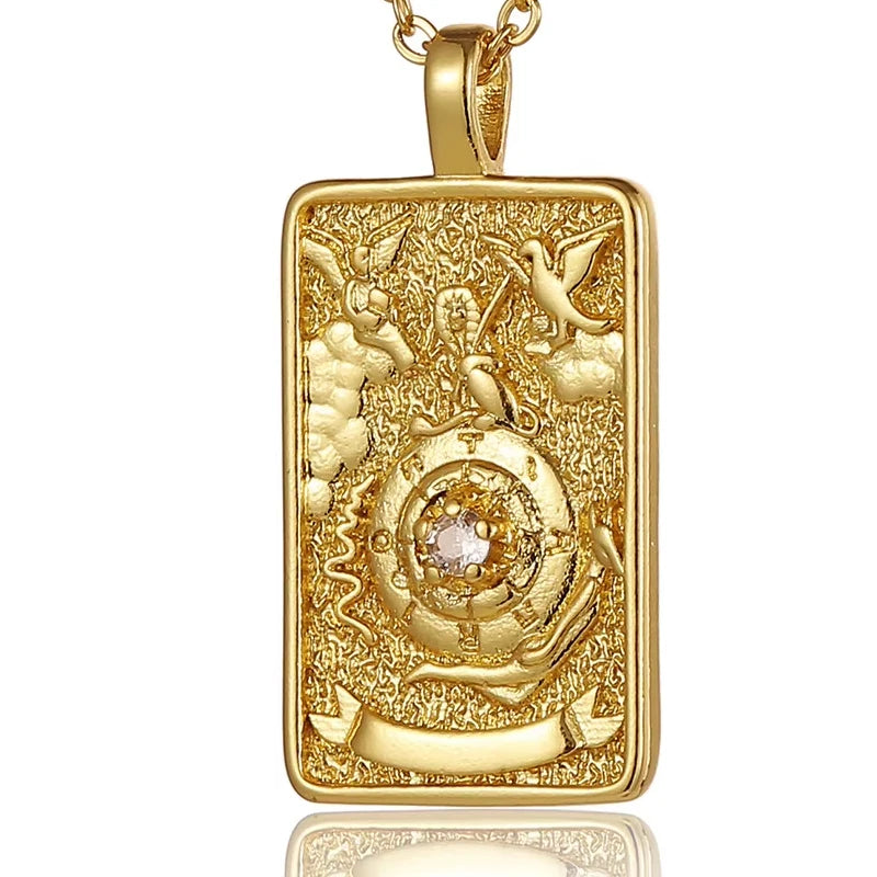 Tarot Card Necklace for Protection
