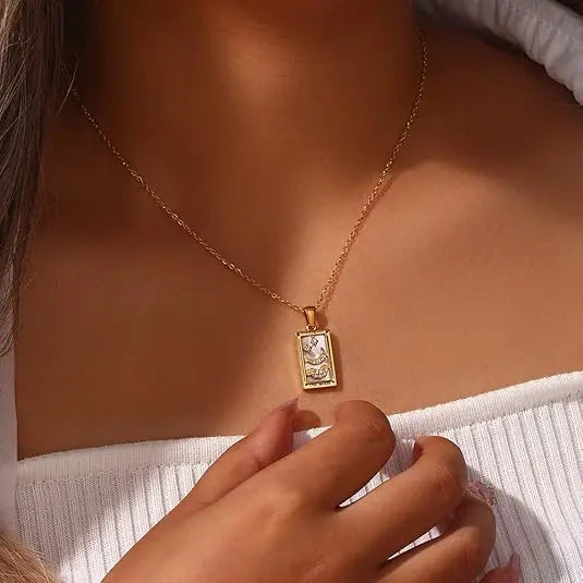 Tarot Card Necklace for Protection